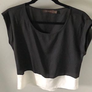 The Limited Black & Cream Top